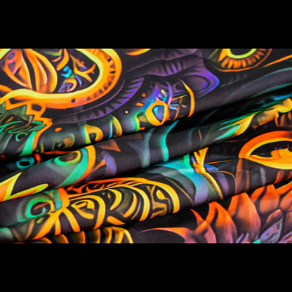 Yantra Vortex Psychedelic UV Tapestry