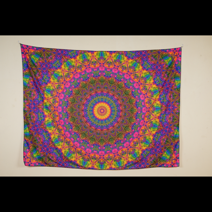 Ananta Mandala Psychedelic UV Tapestry