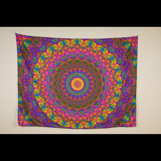 Ananta Mandala Psychedelic UV Tapestry